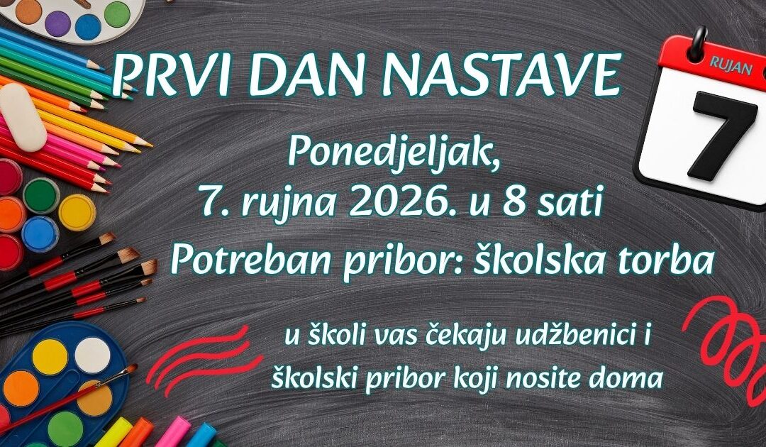 Početak nove nastavne godine
